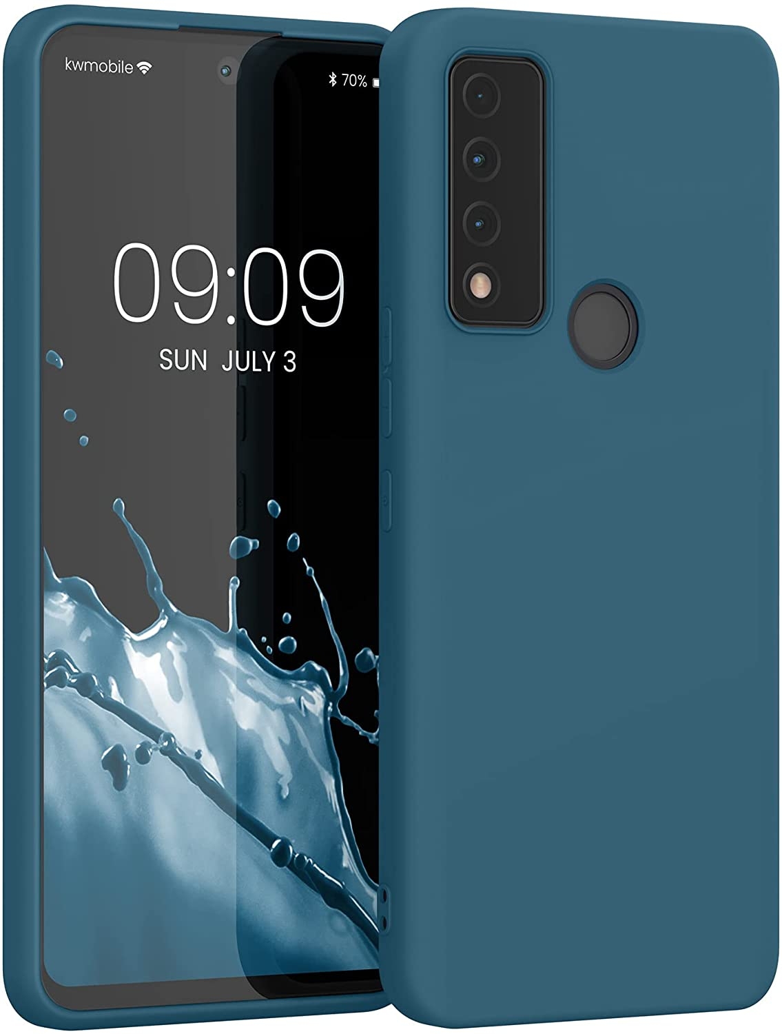 KWmobile Θήκη Σιλικόνης TCL 30 V 5G - Petrol