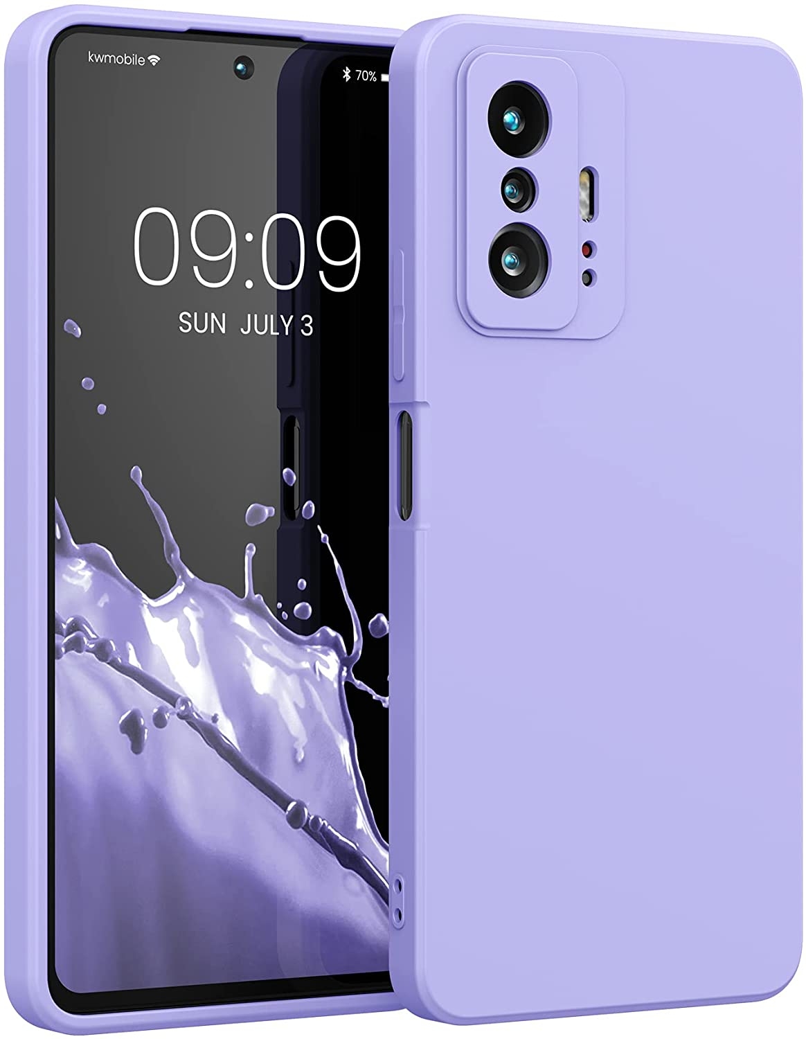 KWmobile Θήκη Σιλικόνης Xiaomi 11T / 11T Pro - Soft Flexible Rubber Cover - Lavender