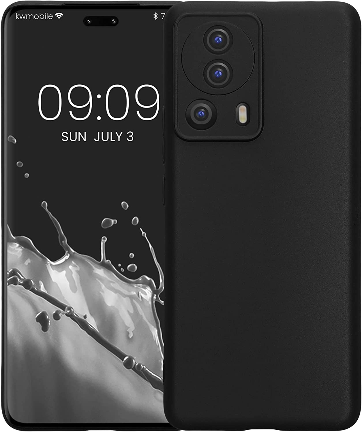 KWmobile Θήκη Σιλικόνης Xiaomi 13 Lite με Πλαίσιο Κάμερας - Black Matte