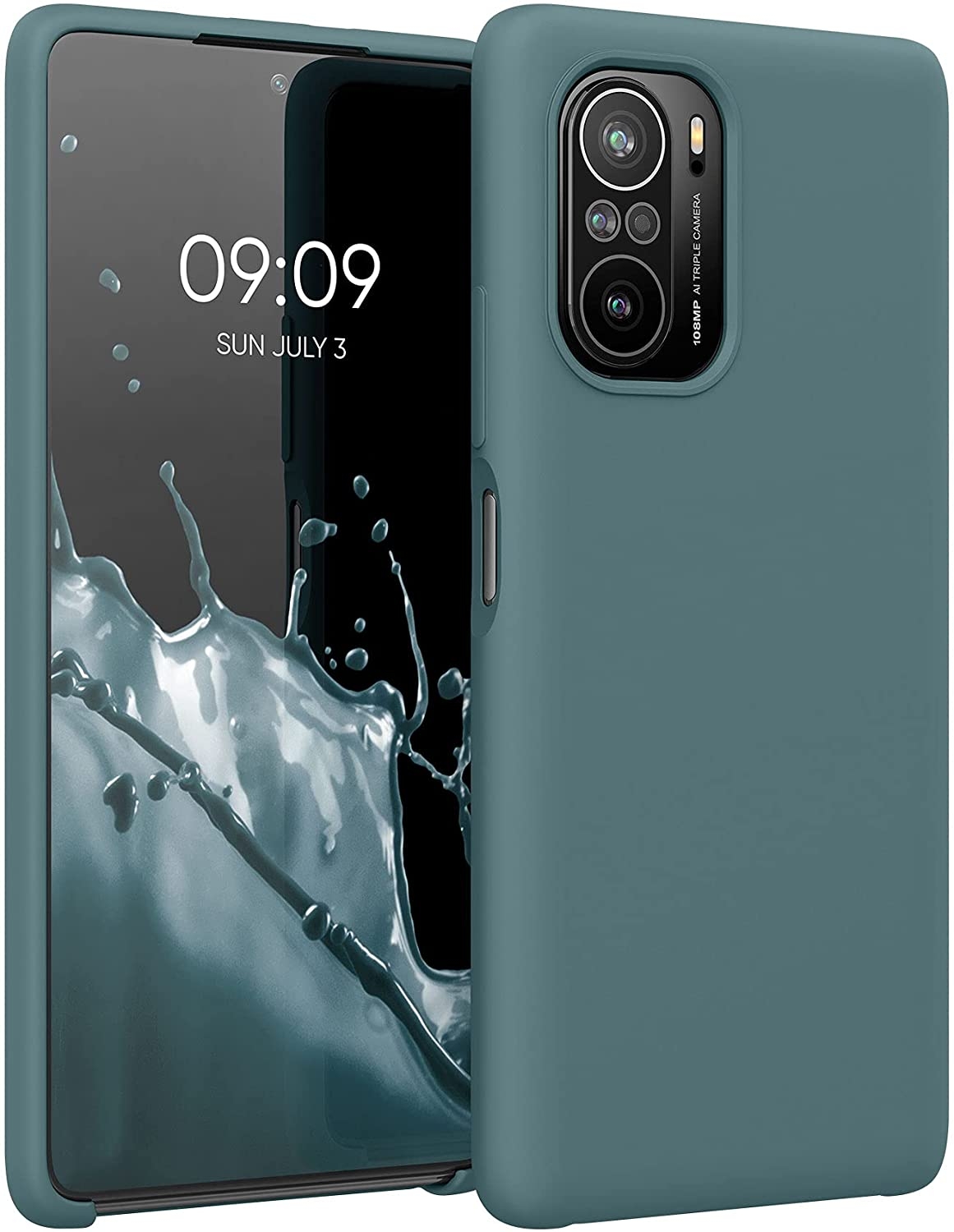 KWmobile Θήκη Σιλικόνης Xiaomi Poco F3 / Mi 11i - Soft Flexible Rubber Cover - Arctic Blue