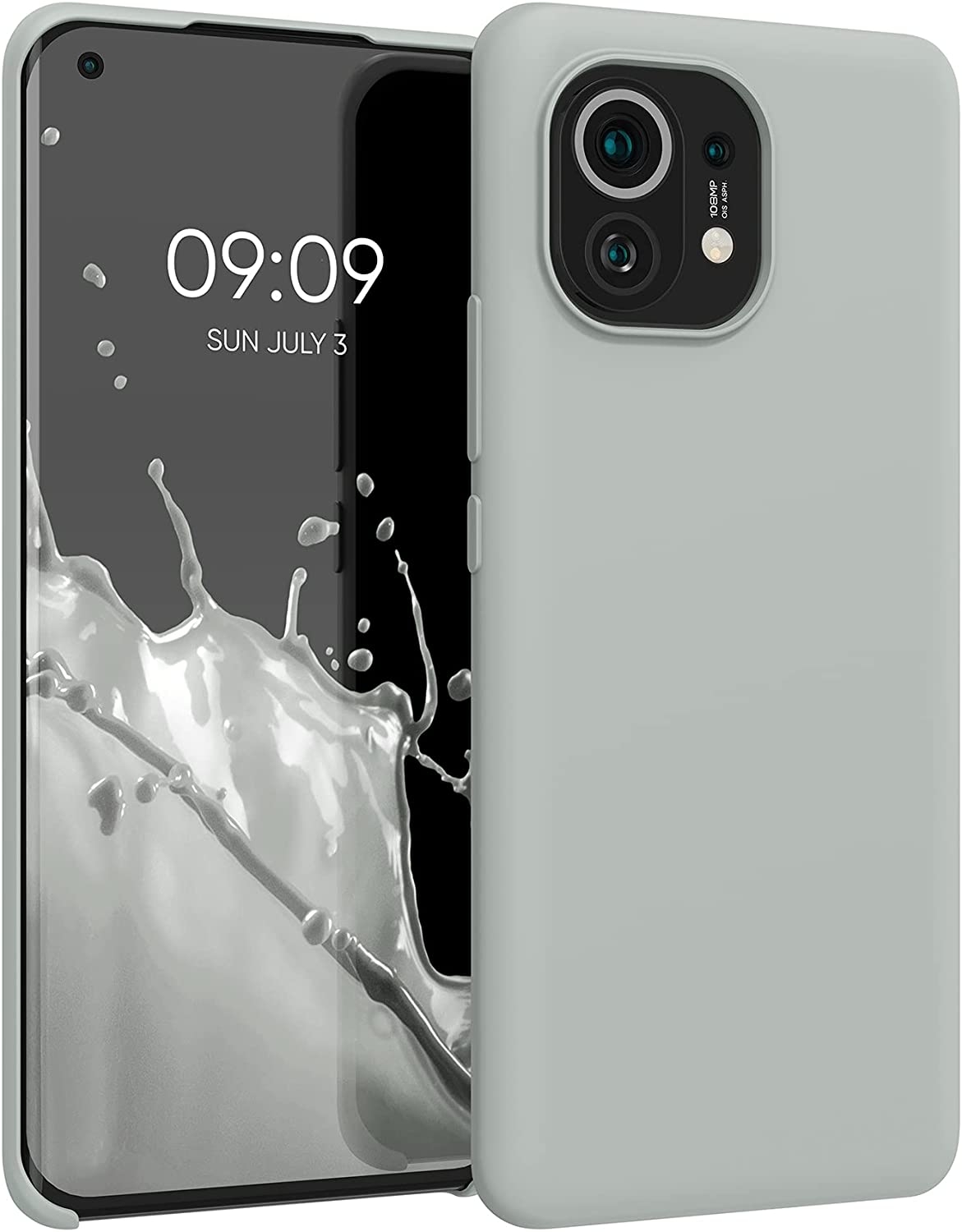 KWmobile Θήκη Σιλικόνης Xiaomi Mi 11 - Soft Flexible Rubber Cover - Light Grey Matte (54379.70)