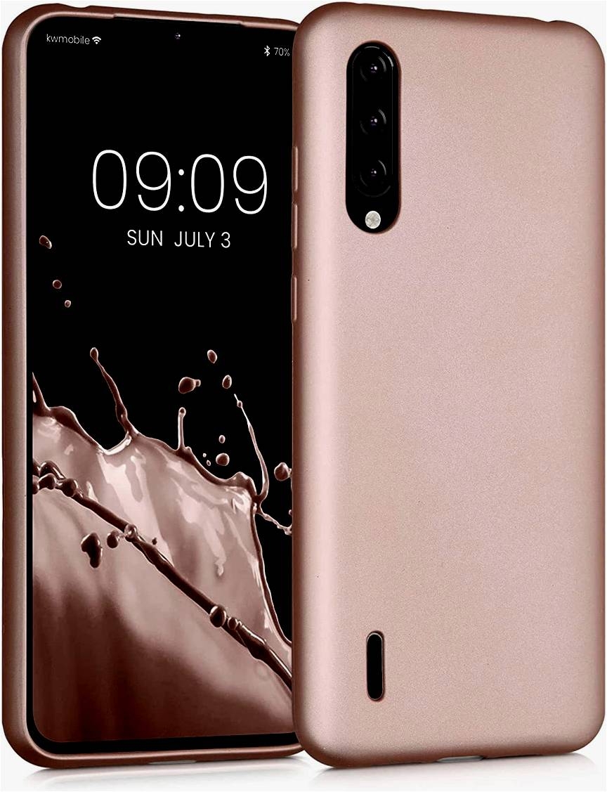 KWmobile Θήκη Σιλικόνης Xiaomi Mi 9 Lite - Metallic Rose Gold