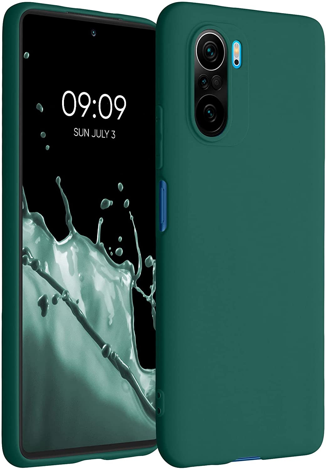 KWmobile Θήκη Σιλικόνης Xiaomi Poco F3 / Mi 11i - Turquoise Green