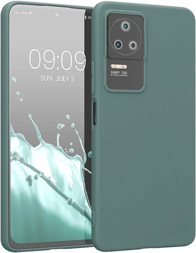 KWmobile Θήκη Σιλικόνης Xiaomi Poco F4 - Blue Green