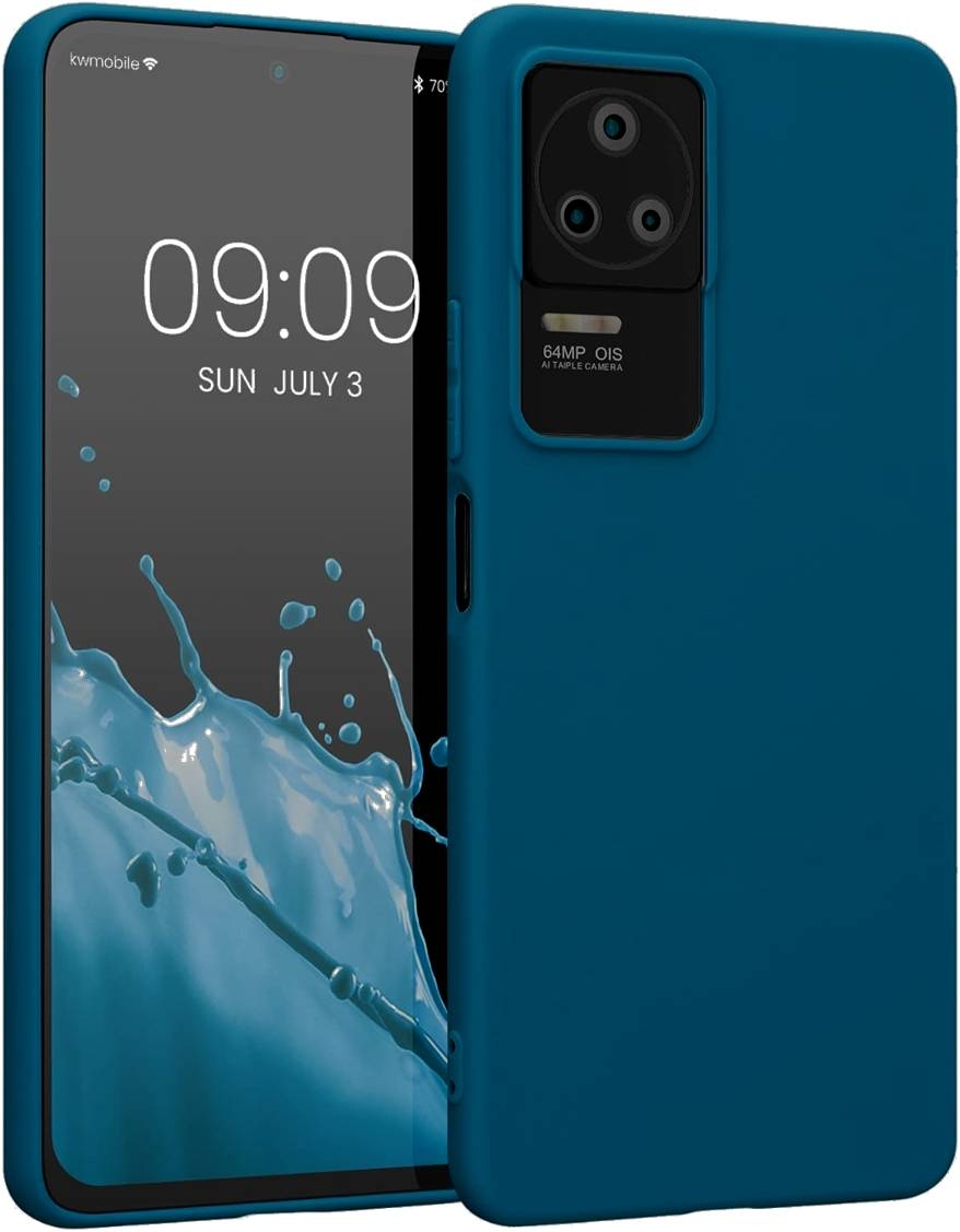 KWmobile Θήκη Σιλικόνης Xiaomi Poco F4 - Caribbean Blue