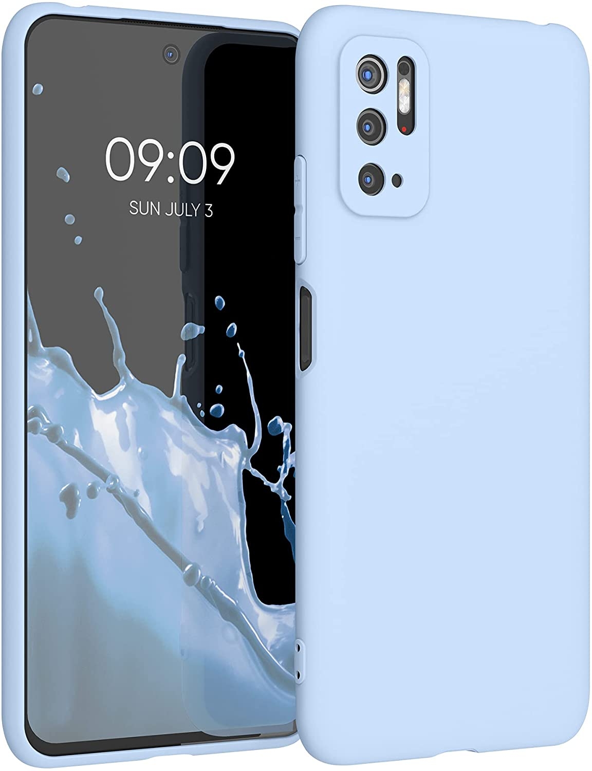KWmobile Θήκη Σιλικόνης Xiaomi Poco M3 Pro 5G - Light Blue Matte