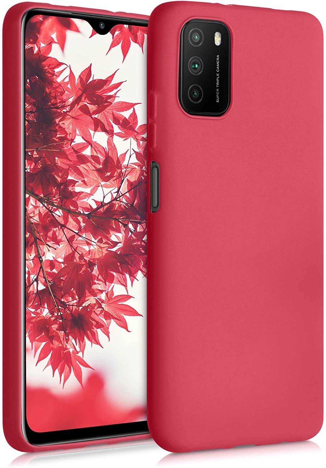 KWmobile Θήκη Σιλικόνης Xiaomi Poco M3 - Rococo Red