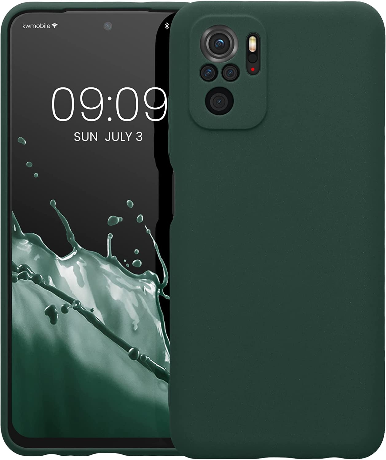 KWmobile Θήκη Σιλικόνης Xiaomi Poco M5s με Πλαίσιο Κάμερας - Moss Green