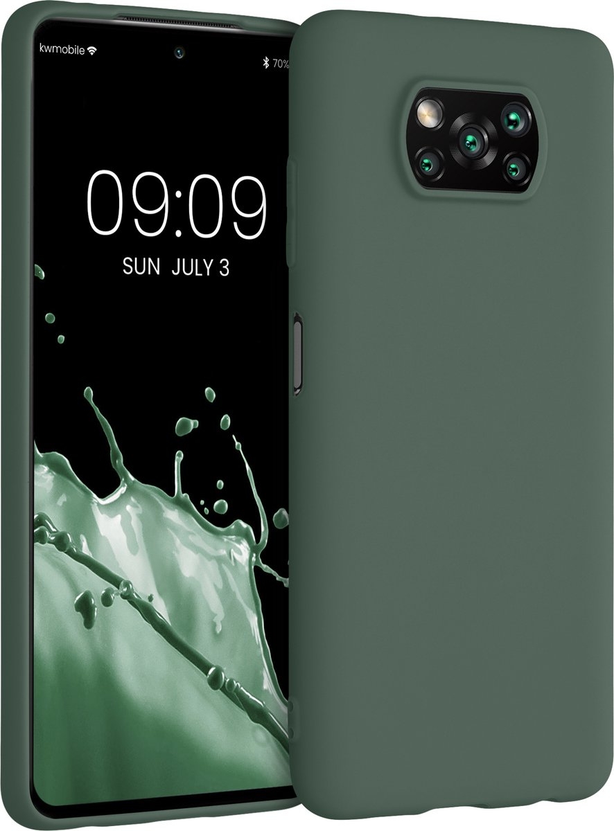 KWmobile Θήκη Σιλικόνης Xiaomi Poco X3 Pro / X3 NFC - Moss Green