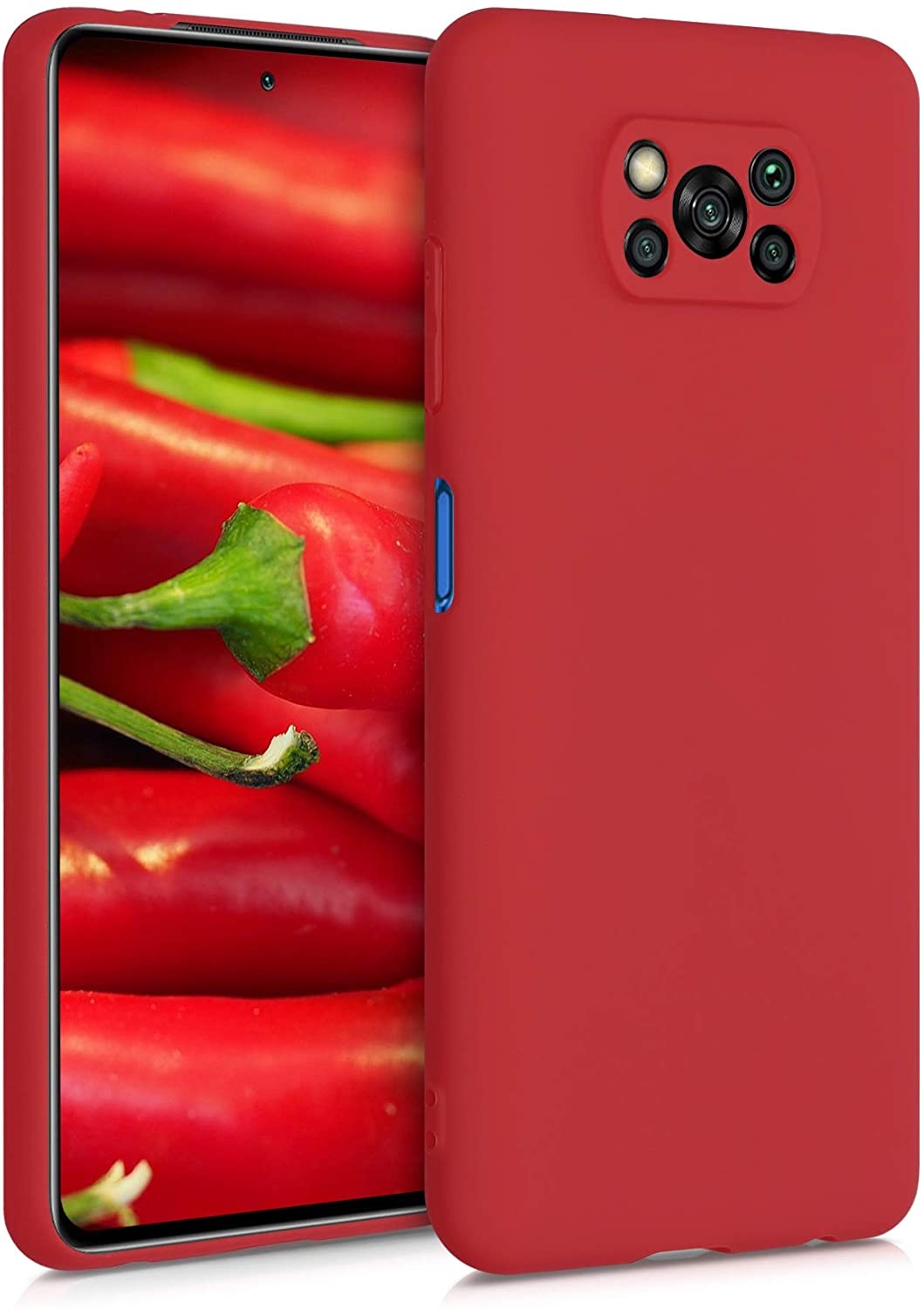 KWmobile Θήκη Σιλικόνης Xiaomi Poco X3 Pro / X3 NFC - Red Matte