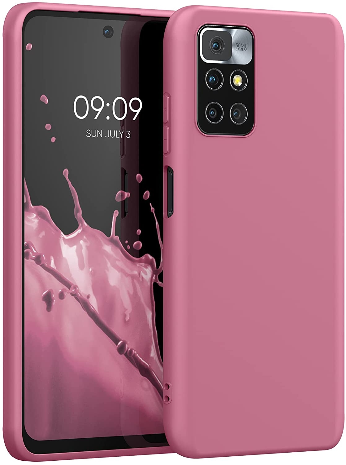KWmobile Θήκη Σιλικόνης Xiaomi Redmi 10 - Deep Rusty Rose