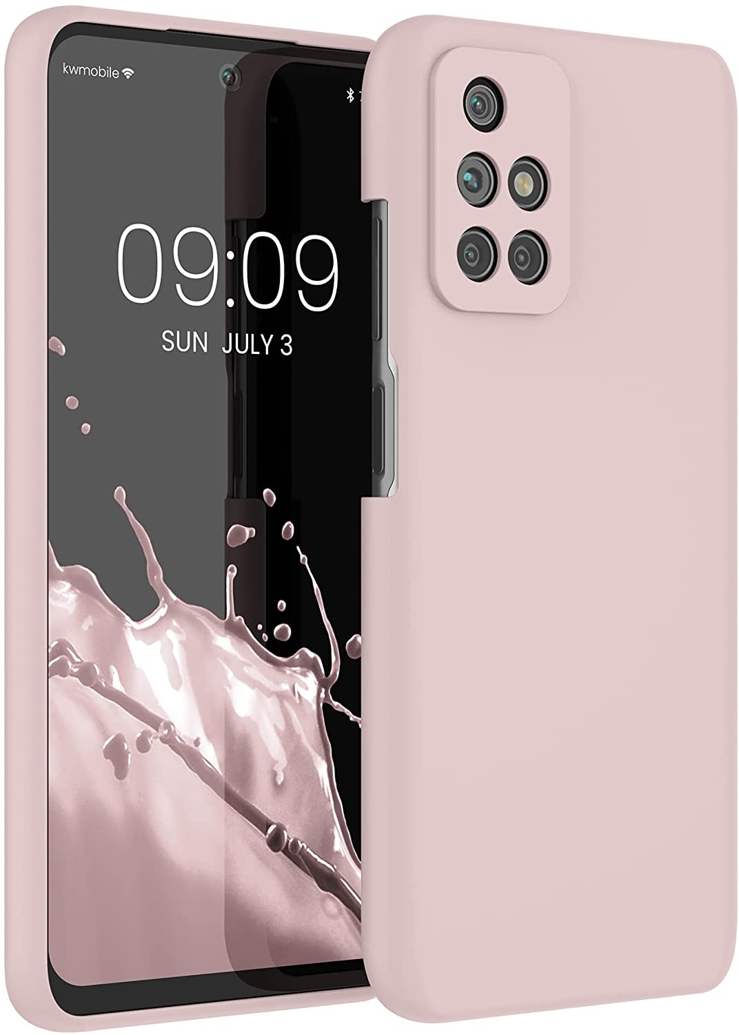 KWmobile Θήκη Σιλικόνης Xiaomi Redmi 10 / Redmi 10 2022 - Soft Flexible Rubber Cover - Dusty Pink