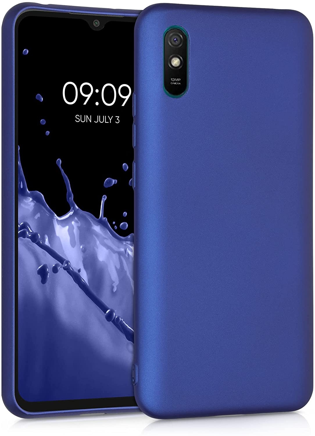 KWmobile Θήκη Σιλικόνης Xiaomi Redmi 9A / 9AT / 9i - Metallic Blue