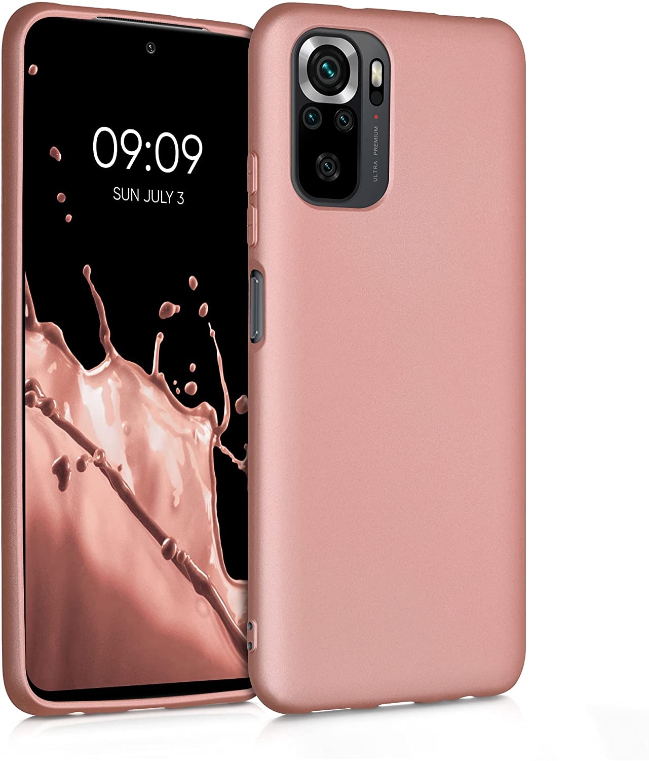  KWmobile Θήκη Σιλικόνης Xiaomi Redmi Note 10 / Note 10S - Metallic Rose Gold