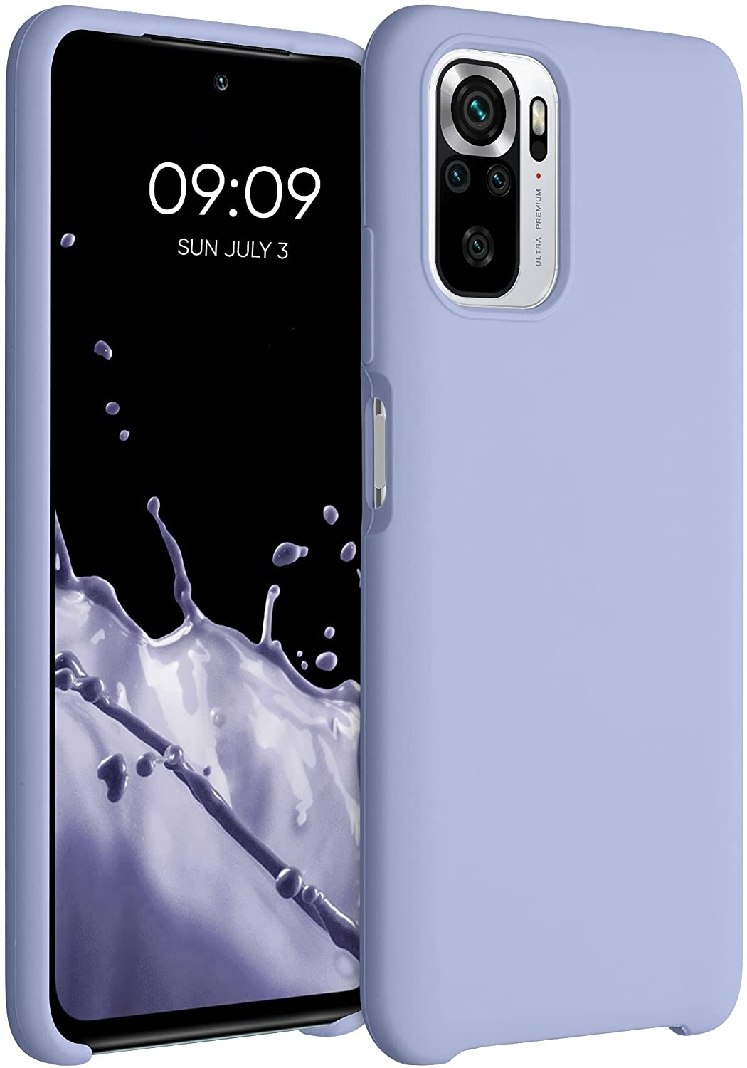 KWmobile Θήκη Σιλικόνης Xiaomi Redmi Note 10 / Note 10S - Soft Flexible Rubber Cover - Light Lavender