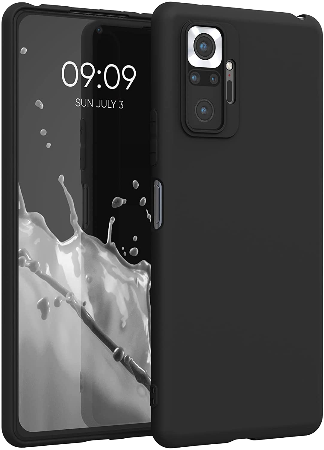KWmobile Θήκη Σιλικόνης Xiaomi Redmi Note 10 Pro - Black Matte