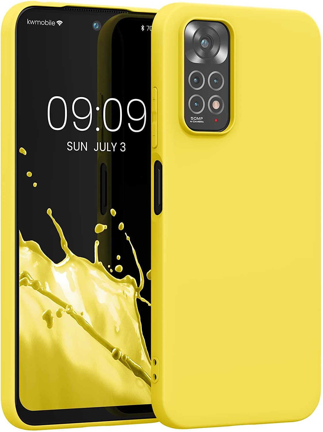 KWmobile Θήκη Σιλικόνης Xiaomi Redmi Note 11 / 11S - Vibrant Yellow