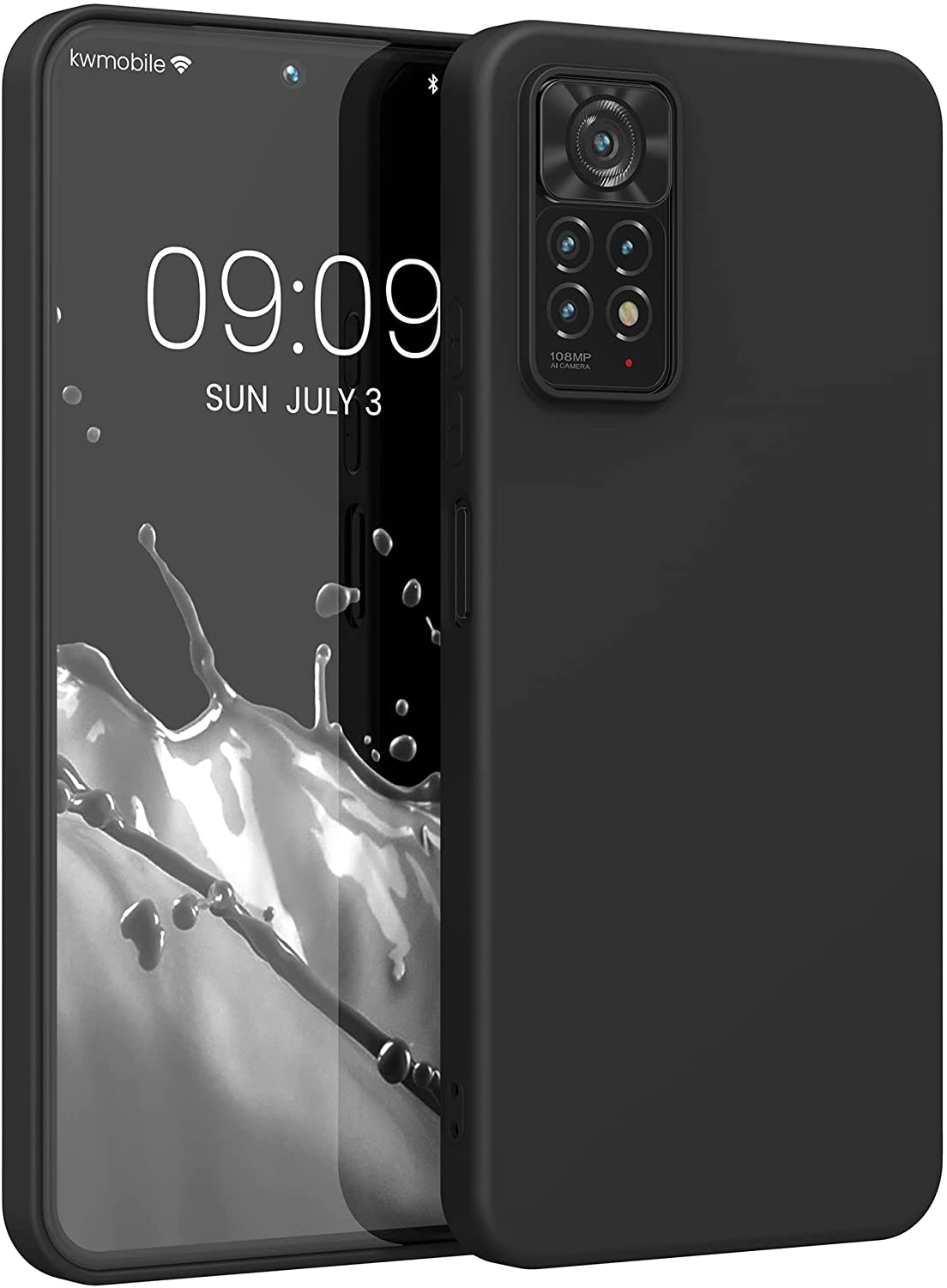 KWmobile Θήκη Σιλικόνης Xiaomi Redmi Note 11 Pro / Redmi Note 12 Pro 4G - Black Matte
