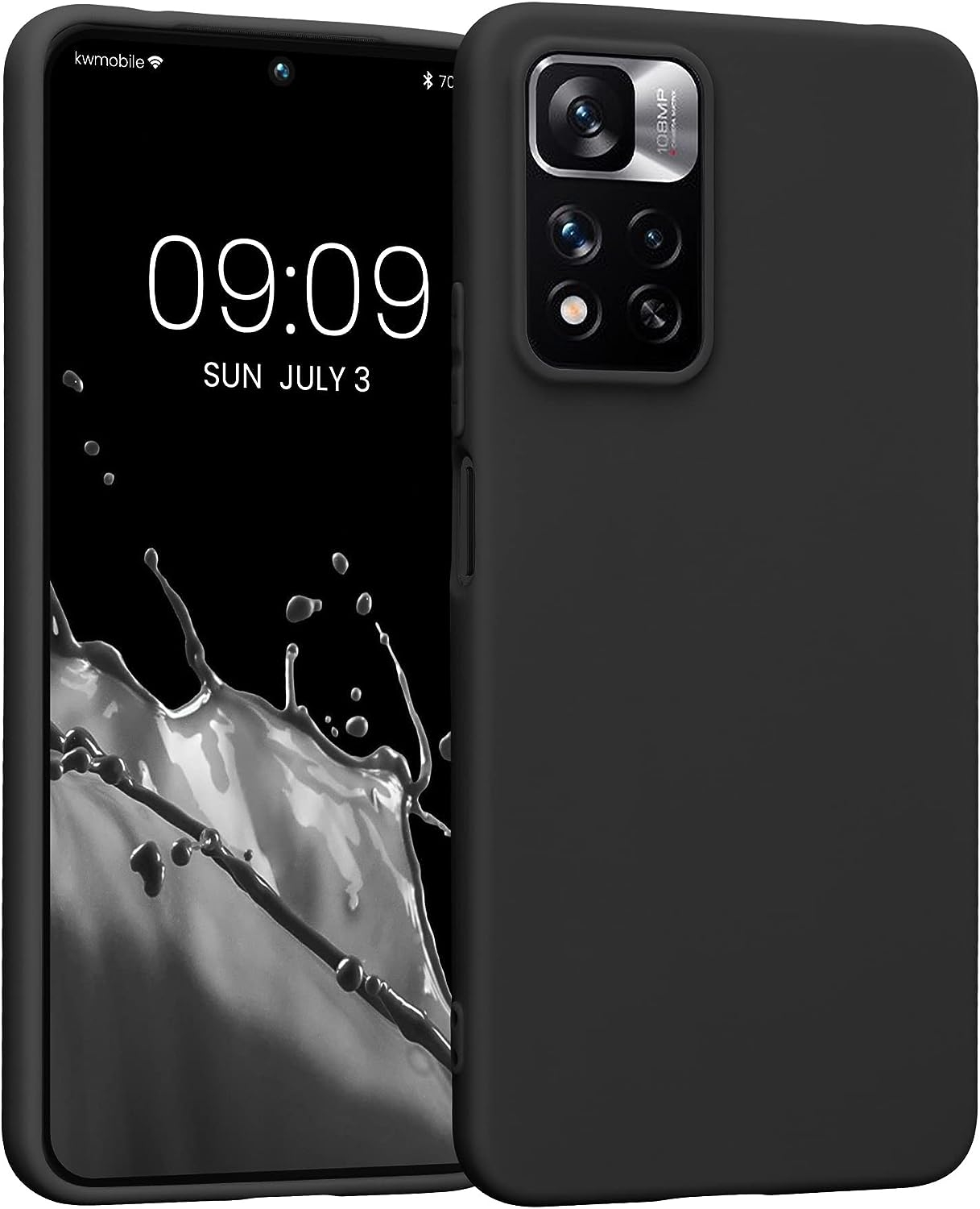 KWmobile Θήκη Σιλικόνης Xiaomi Redmi Note 11 Pro Plus 5G - Black Matte