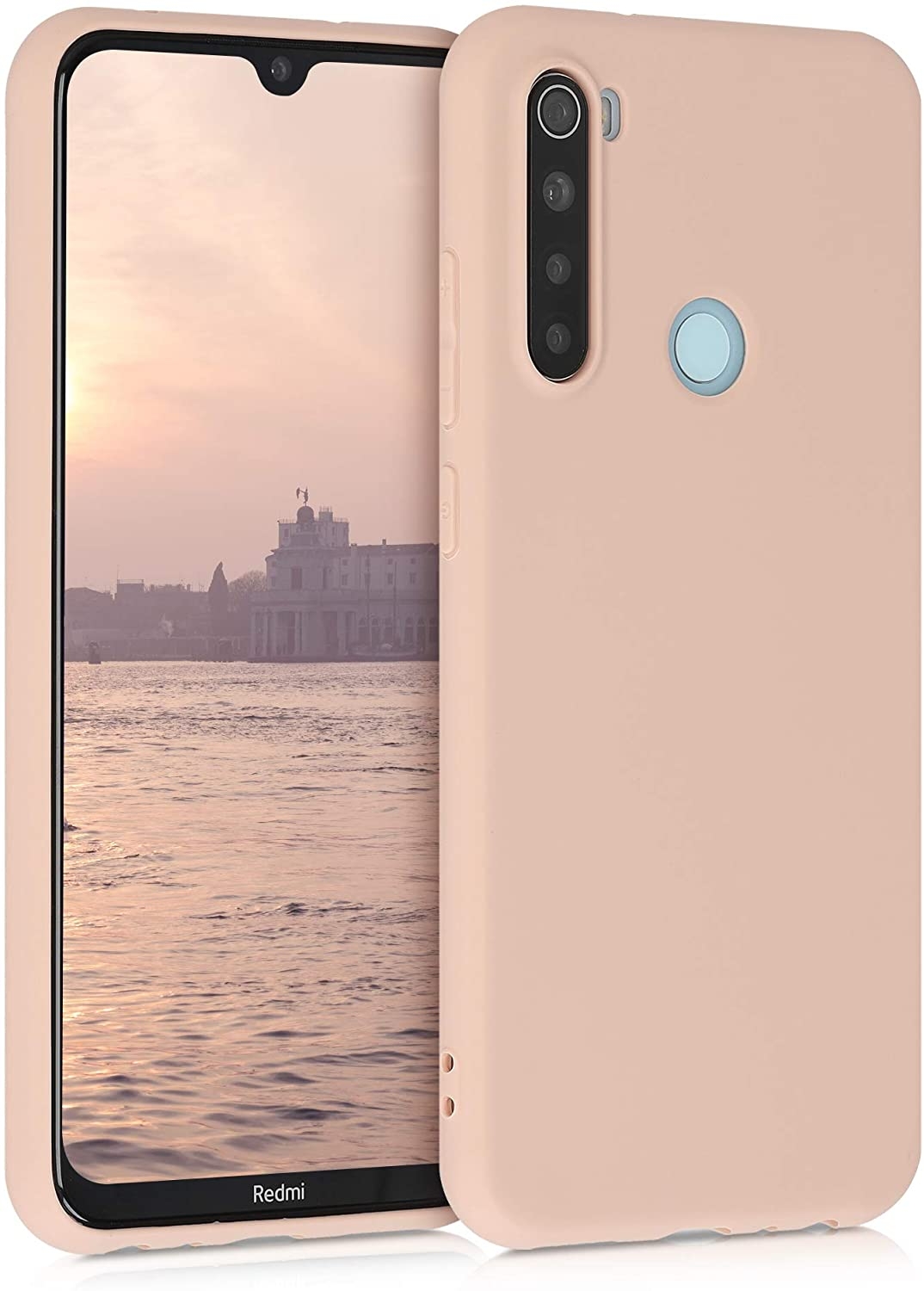 KWmobile Θήκη Σιλικόνης Xiaomi Redmi Note 8 / Note 8 2021 - Mother Of Pearl