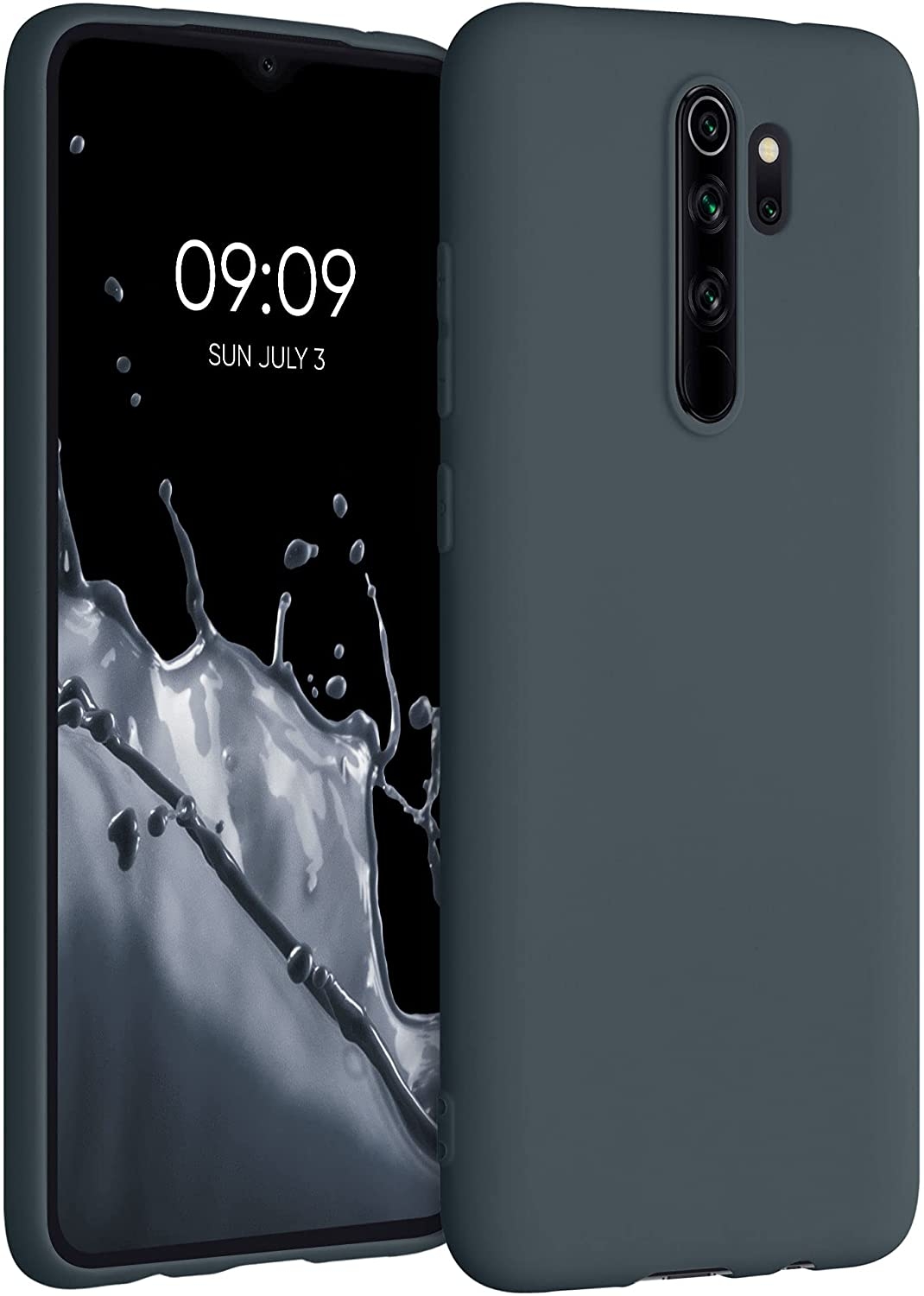 KWmobile Θήκη Σιλικόνης Xiaomi Redmi Note 8 Pro - Slate Grey