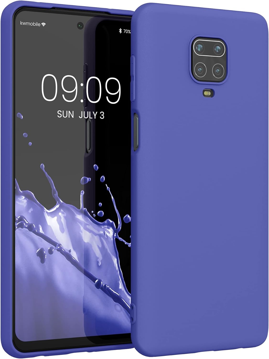 KWmobile Θήκη Σιλικόνης Xiaomi Redmi Note 9S / 9 Pro / 9 Pro Max - Blue Violet