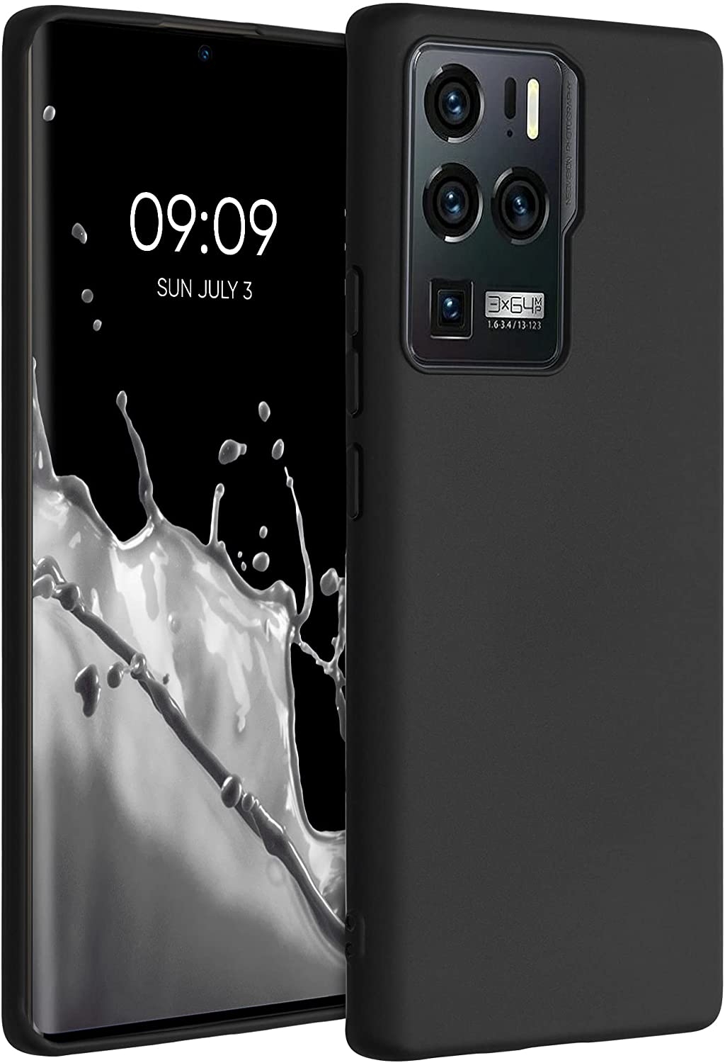 KWmobile Θήκη Σιλικόνης ZTE Axon 30 Ultra - Black