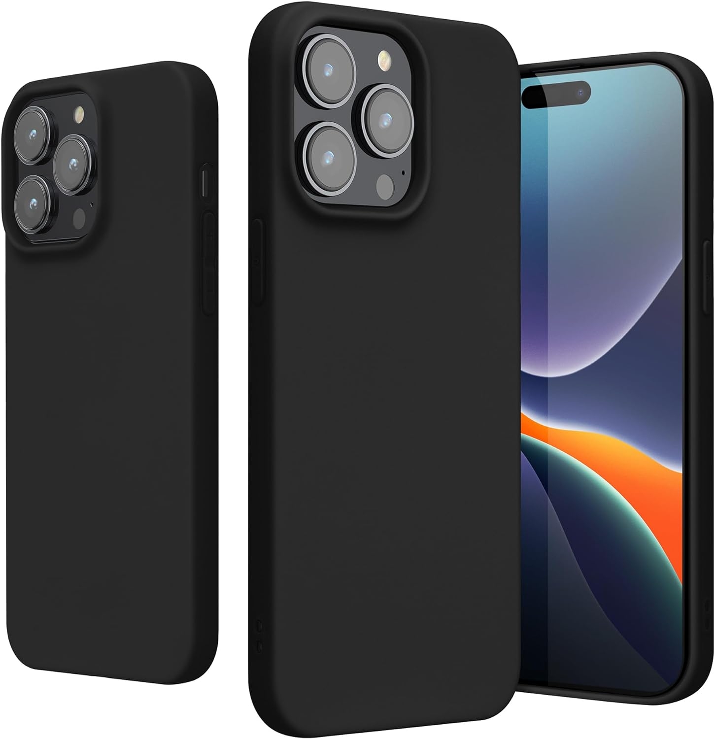 KWmobile Θήκη Σιλικόνης Apple iPhone 15 Pro - Black Matte