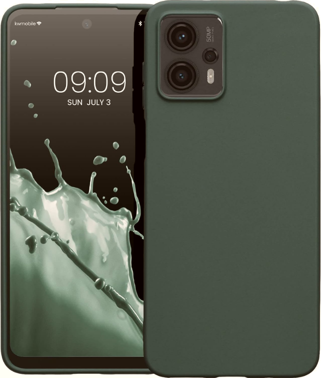 KWmobile Θήκη Σιλικόνης Motorola Moto G13 / G23 - Blue Green