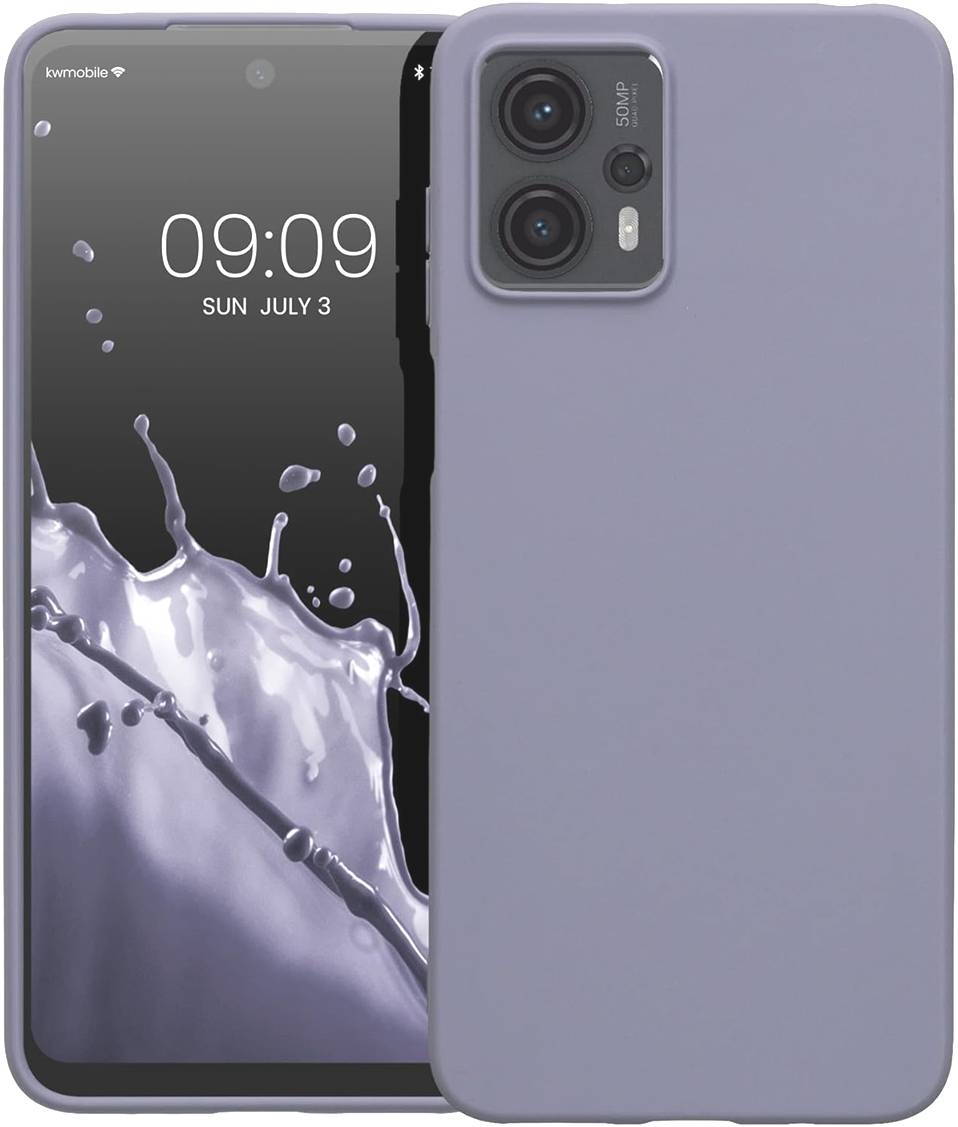 KWmobile Θήκη Σιλικόνης Motorola Moto G13 / G23 - Lavender Grey