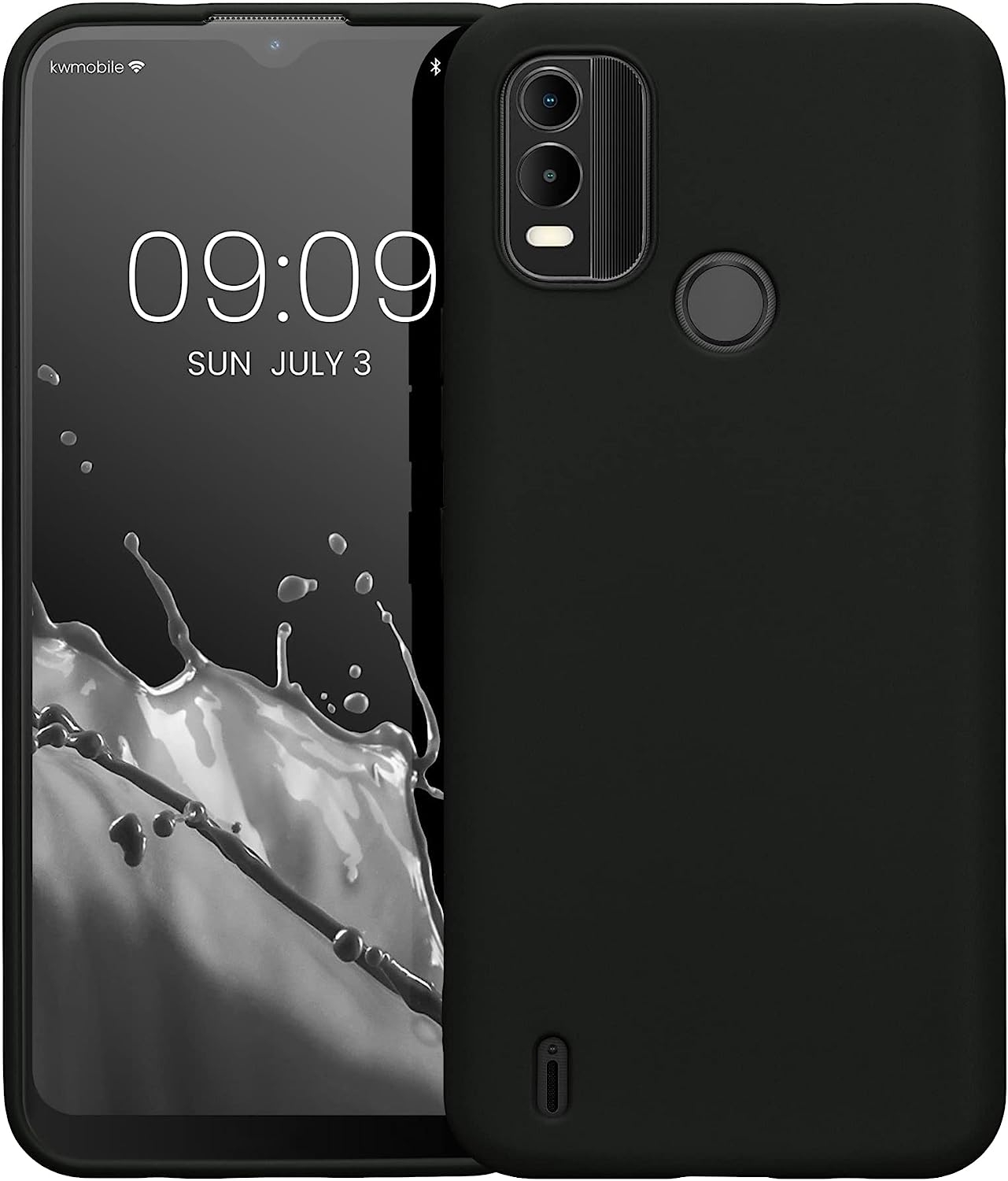 KWmobile Θήκη Σιλικόνης Nokia C21 Plus - Black