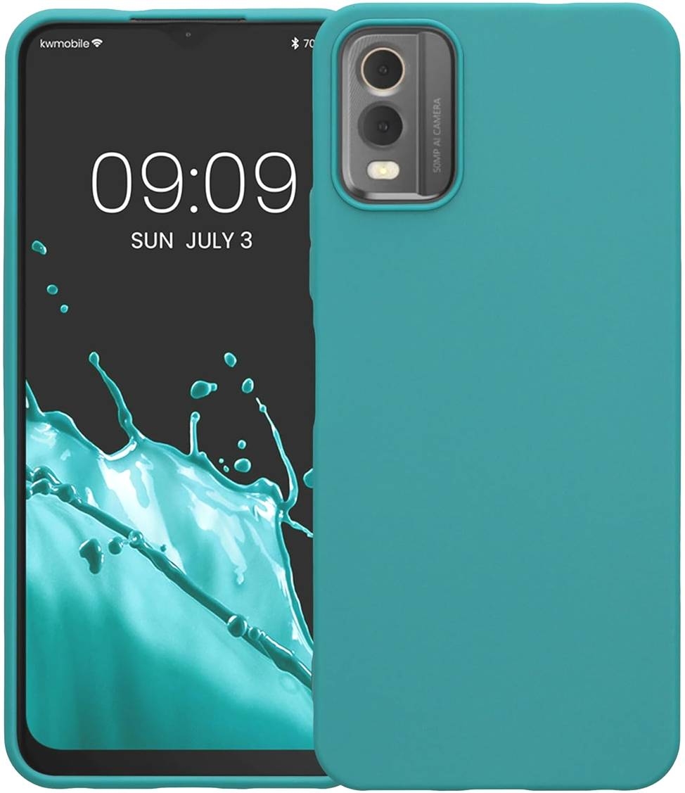 KWmobile Θήκη Σιλικόνης Nokia C32 - Teal Matte