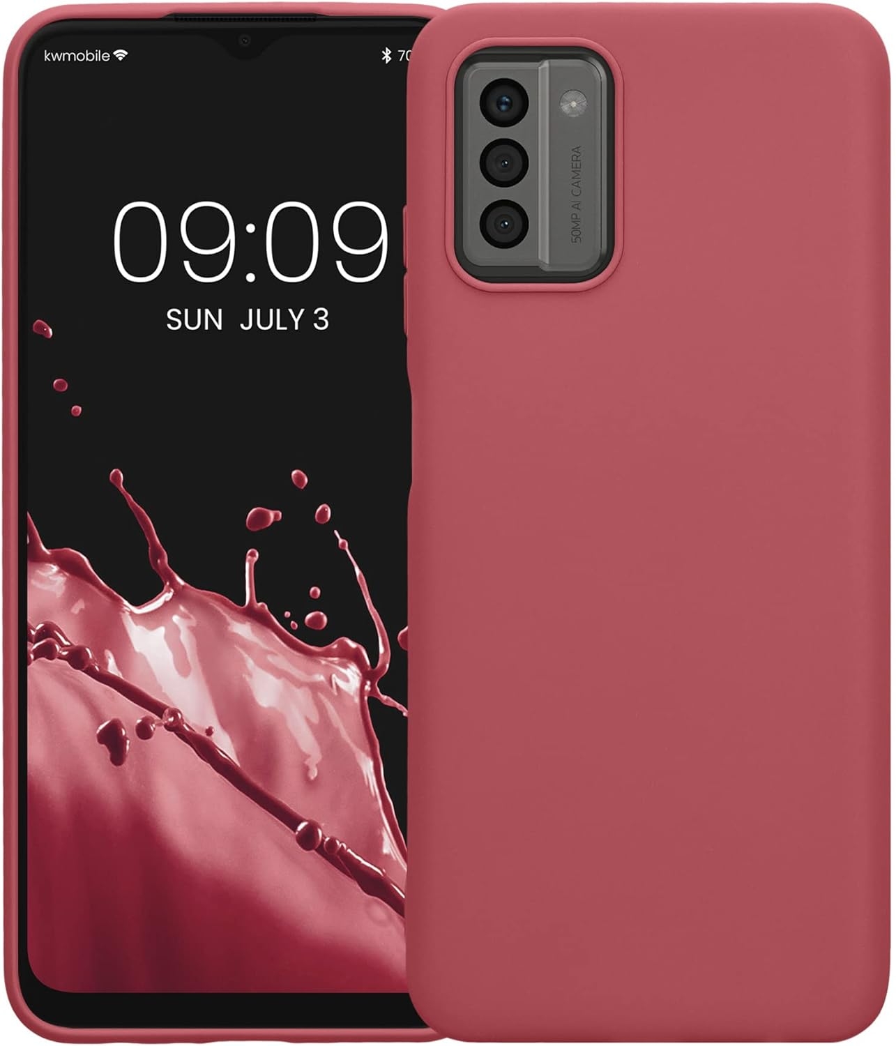 KWmobile Θήκη Σιλικόνης Nokia G22 - Dark Rose