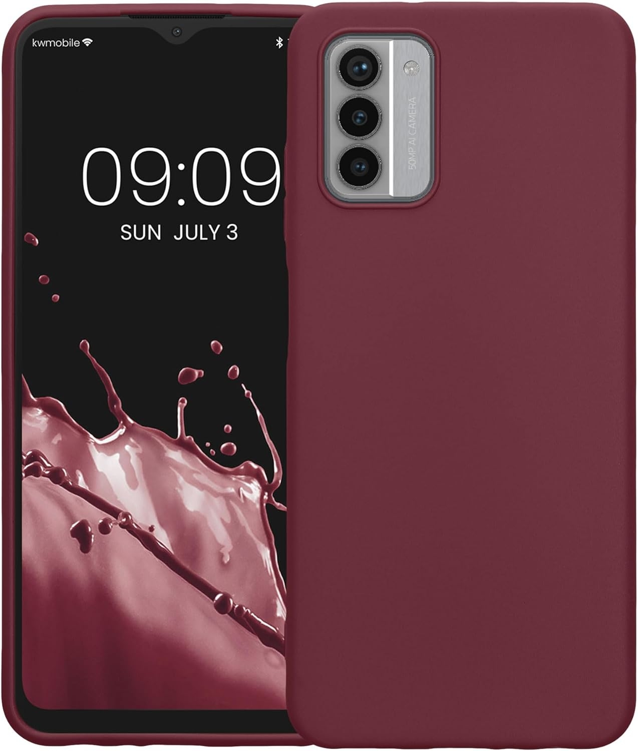 KWmobile Θήκη Σιλικόνης Nokia G42 - Bordeaux Violet