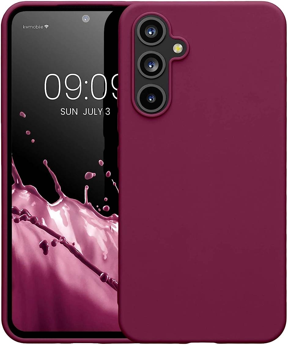 KWmobile Θήκη Σιλικόνης Samsung Galaxy A54 - Bordeaux Violet