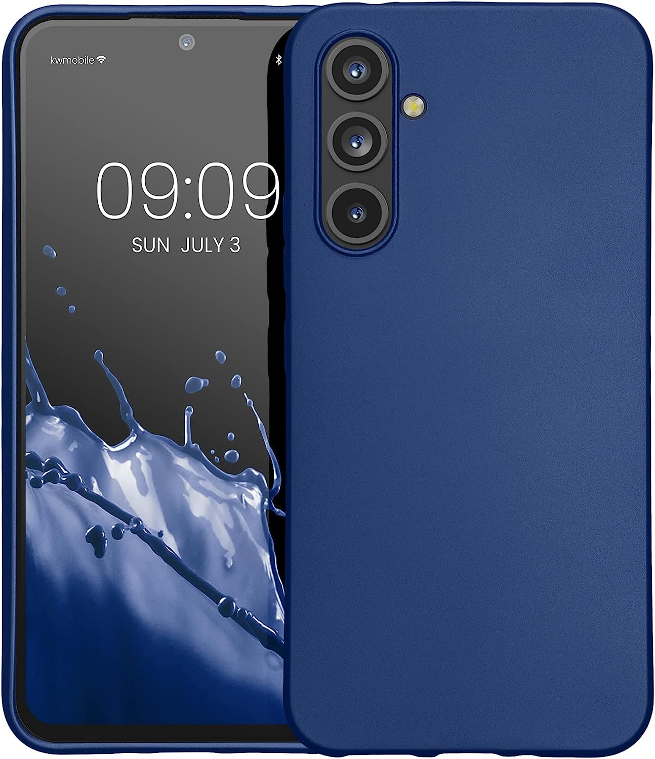 KWmobile Θήκη Σιλικόνης Samsung Galaxy A54 - Metallic Blue