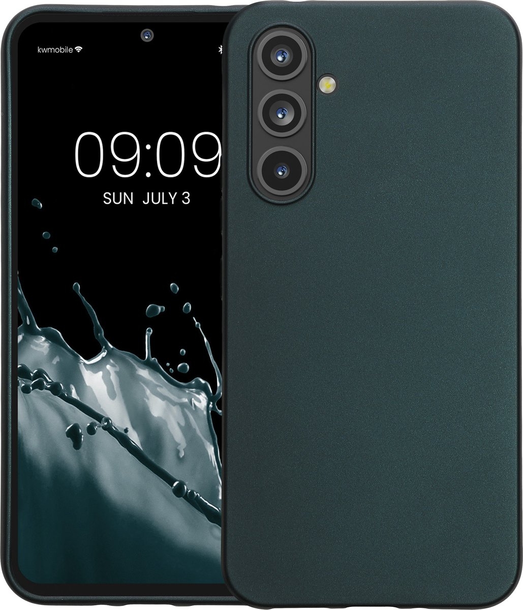 KWmobile Θήκη Σιλικόνης Samsung Galaxy A54 - Metallic Teal