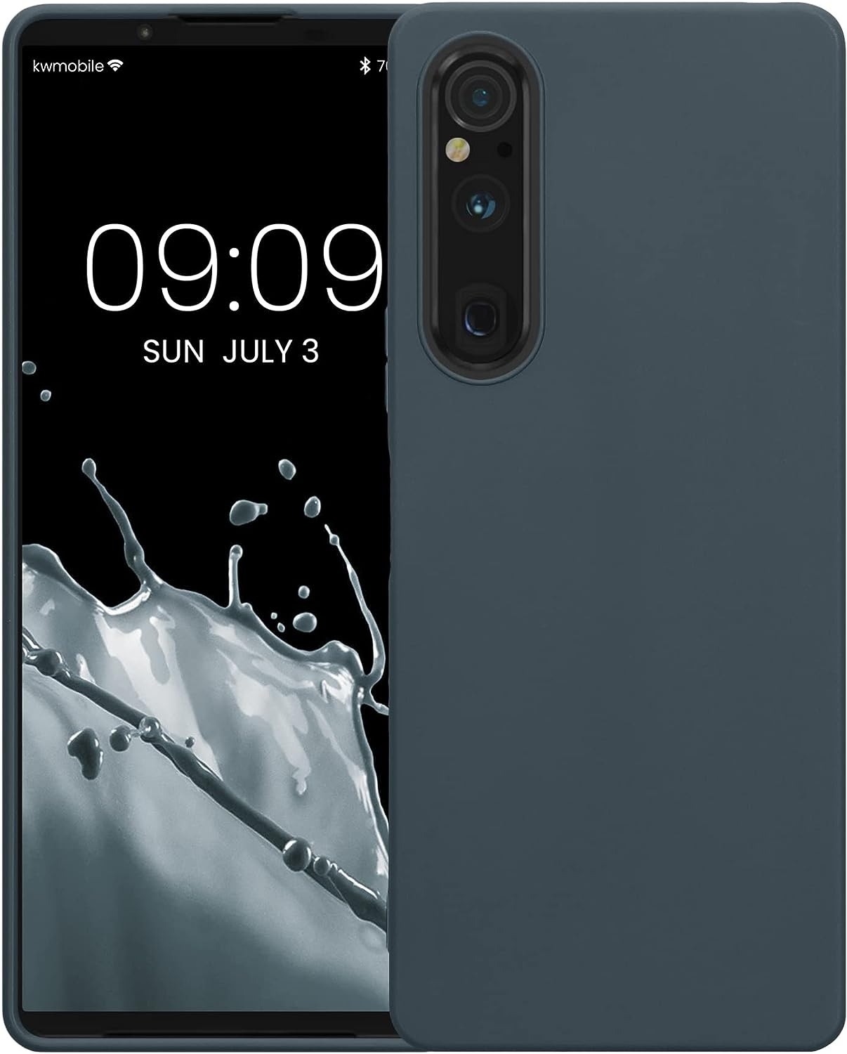 KWmobile Θήκη Σιλικόνης Sony Xperia 1 V - Dark Slate