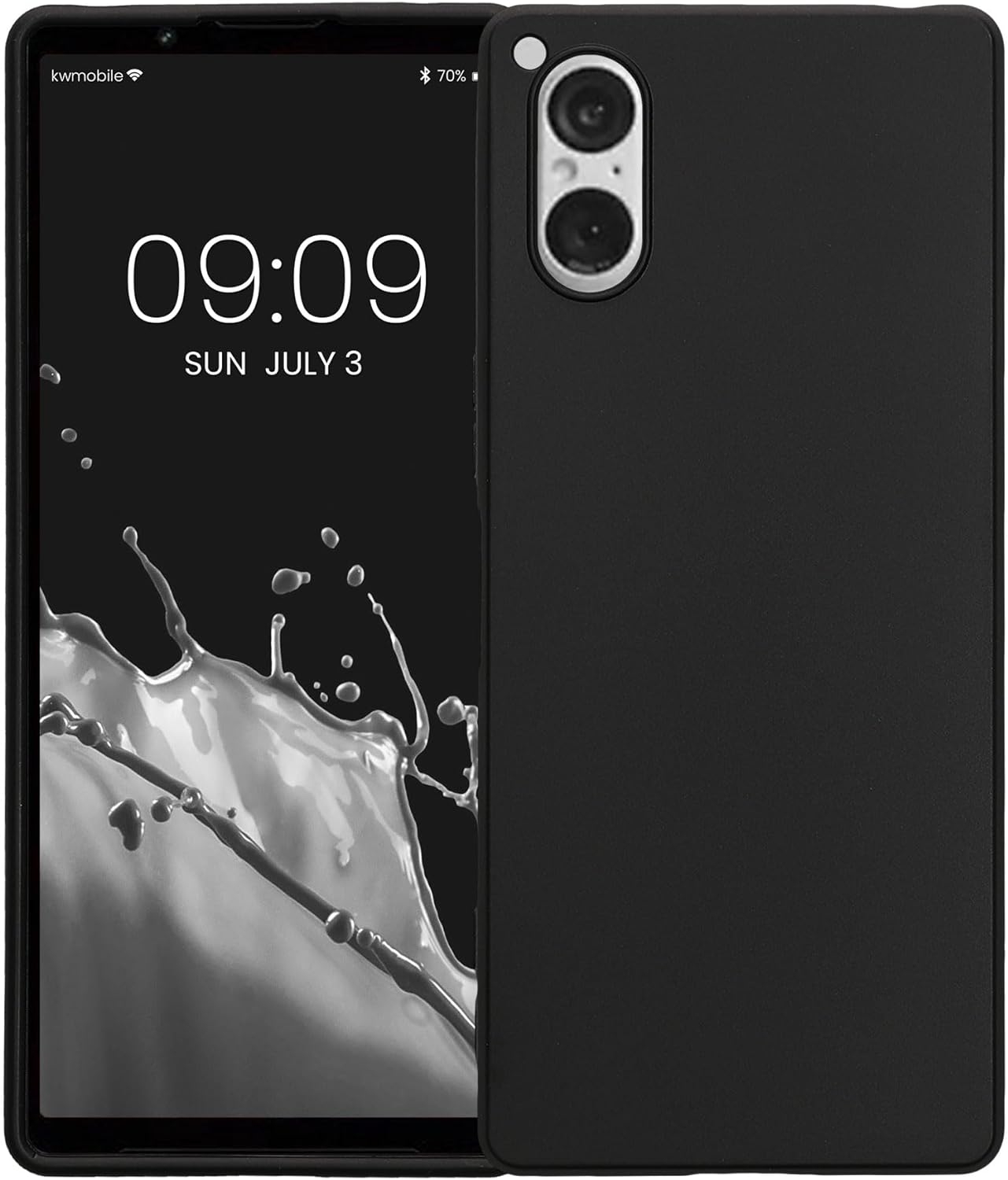 KWmobile Θήκη Σιλικόνης Sony Xperia 5 V - Black 