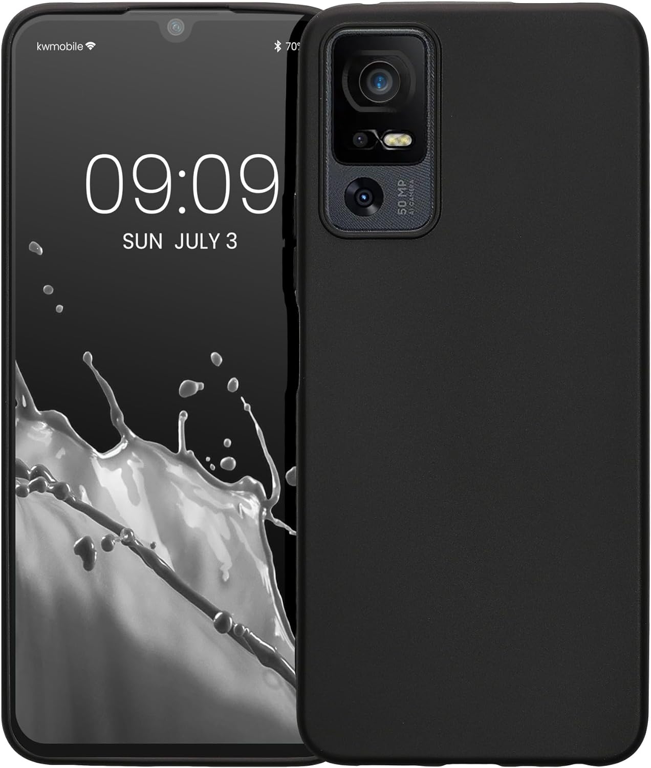 KWmobile Θήκη Σιλικόνης TCL 40 XL - Black Matte