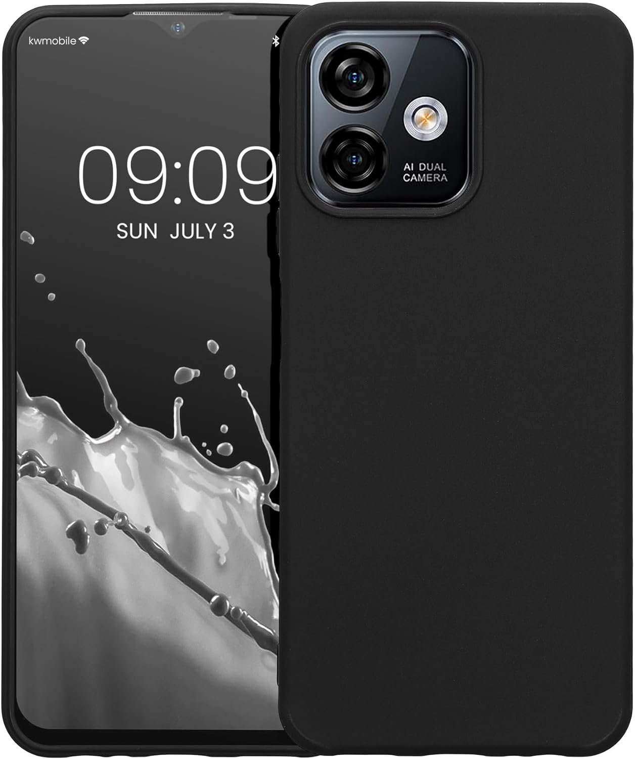 KWmobile Θήκη Σιλικόνης Ulefone Note 16 Pro - Black Matte