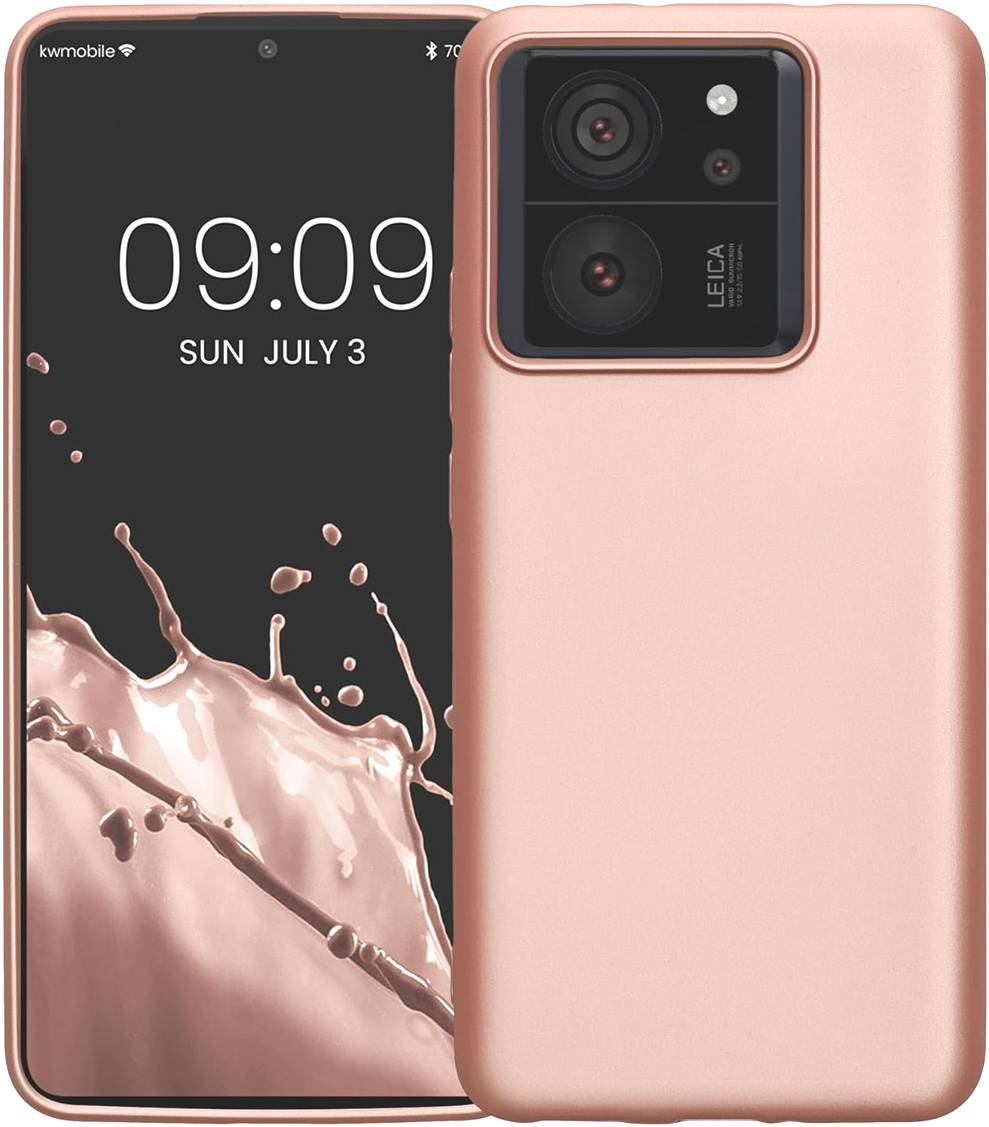 KWmobile Θήκη Σιλικόνης Xiaomi 13T / 13T Pro - Metallic Rose Gold