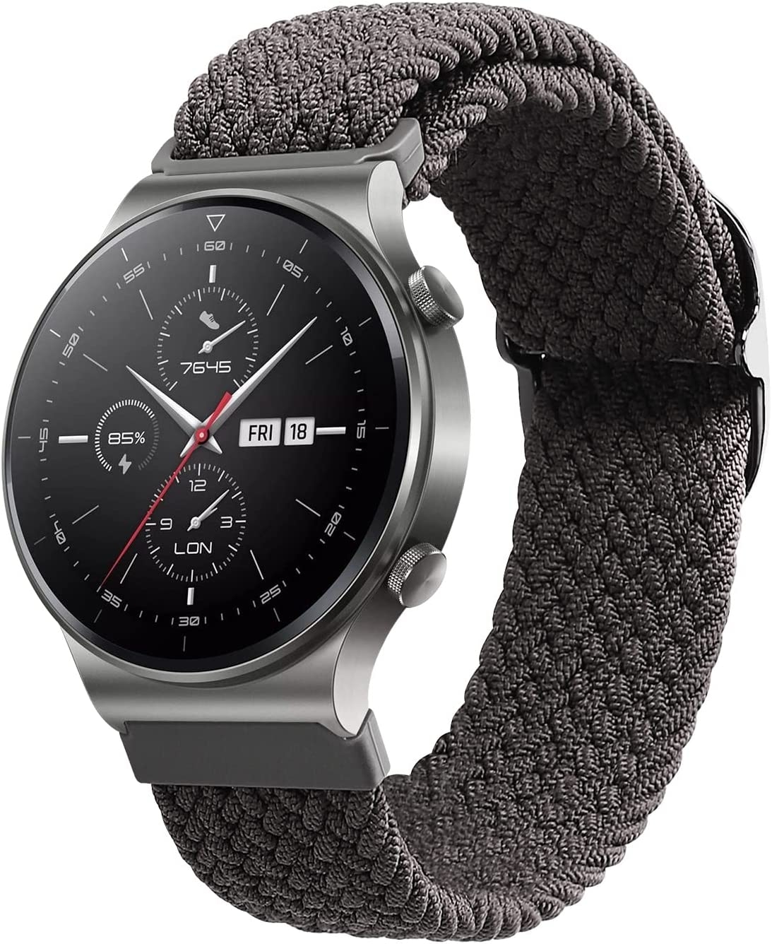 KW Nylon Λουράκι (22mm) Huawei Watch GT2 Pro / GT2 46mm / GT 2e - Grey