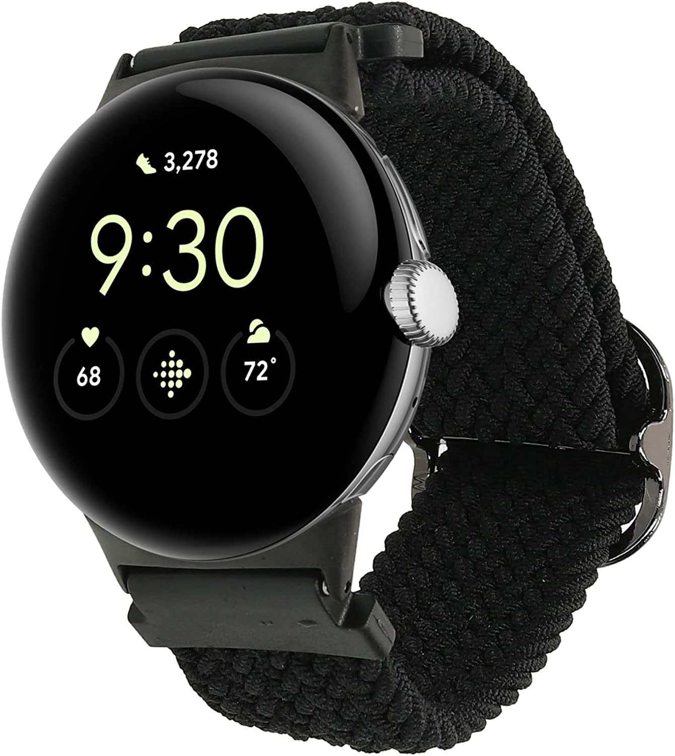 KW Nylon Λουράκι Google Pixel Watch - Black