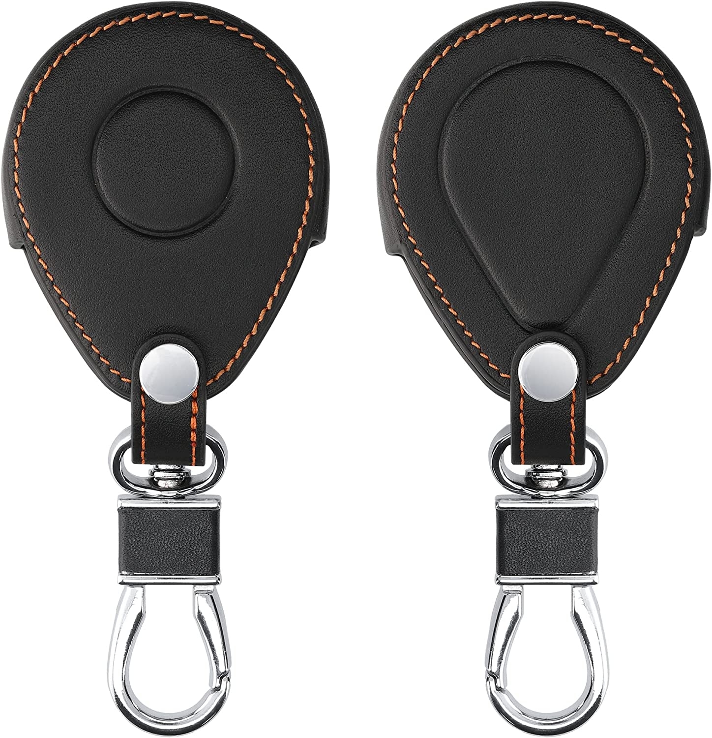 KW PU Leather Θήκη Κλειδιού Harley Davidson - Black / Orange