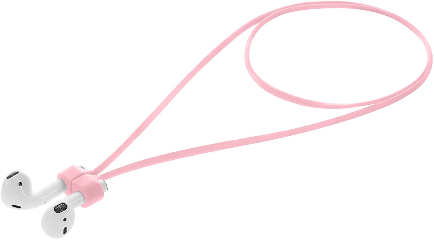 KW Silicone Strap - Anti-Lost Λουράκια Σιλικόνης με Μαγνήτη για Apple Airpods 3 / Pro 2nd Gen / 1st Gen / Airpods 2nd Gen. / 1st Gen. - Light Pink