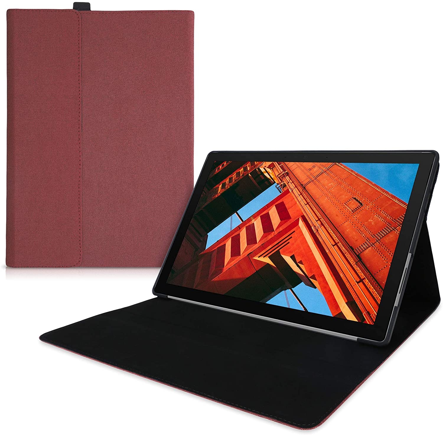 KW Σκληρή Θήκη Flip Microsoft Surface Pro 7 - Dark Red