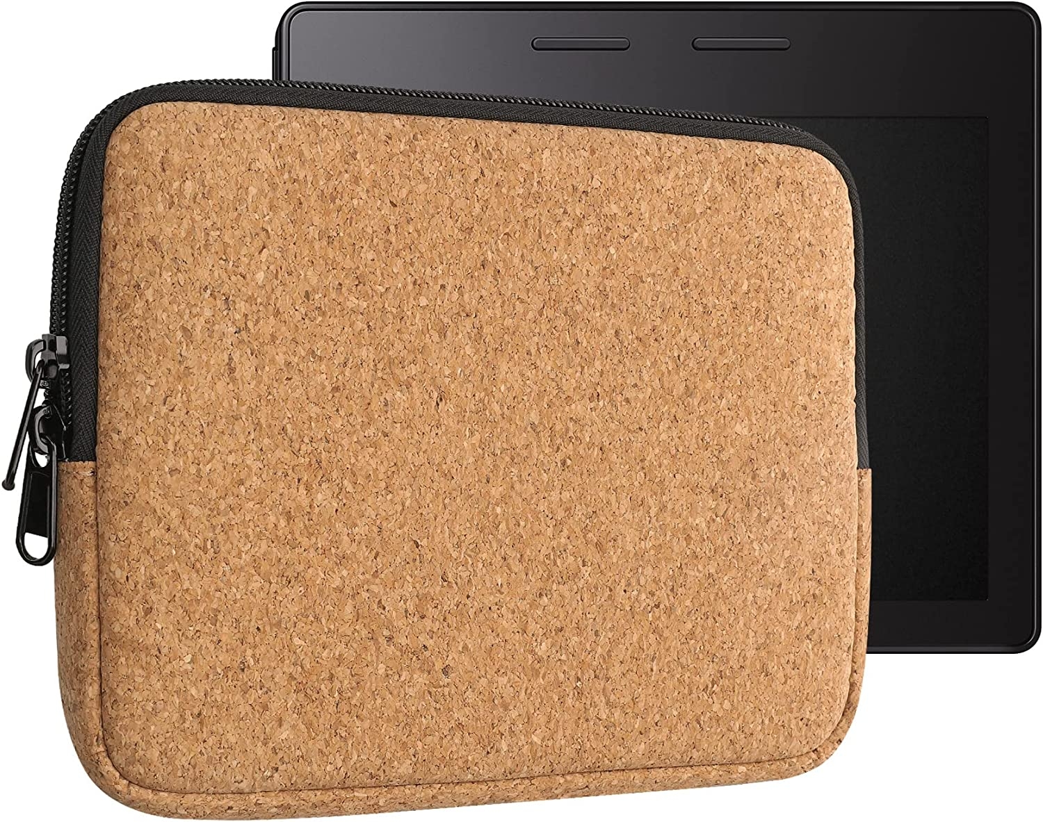 KW Sleeve Cork - Universal Θήκη από Φελλό με Φερμουάρ για eReader 6.8" - 7" - Light Brown