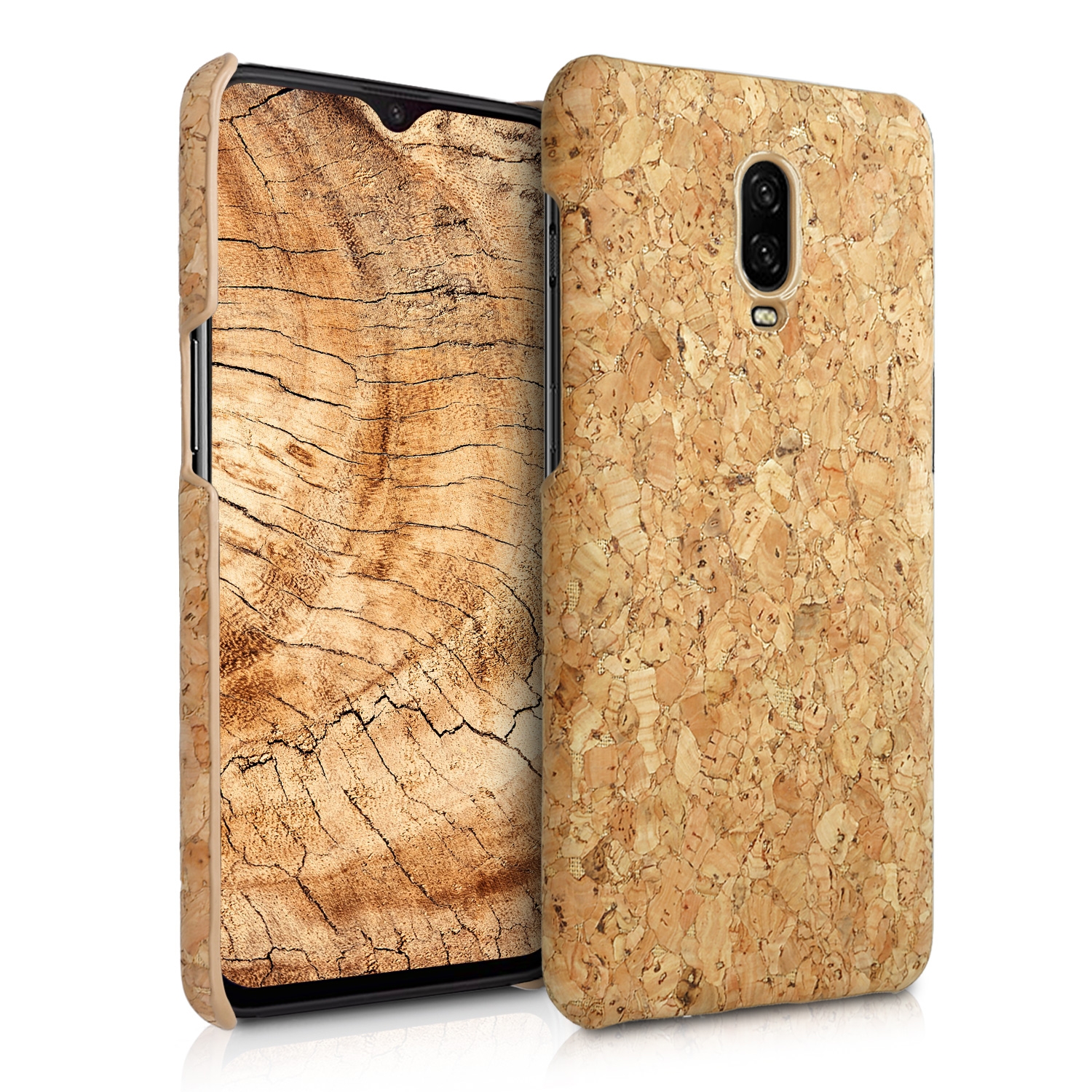 KW Σκληρή Θήκη OnePlus 6T - Light Brown Cork