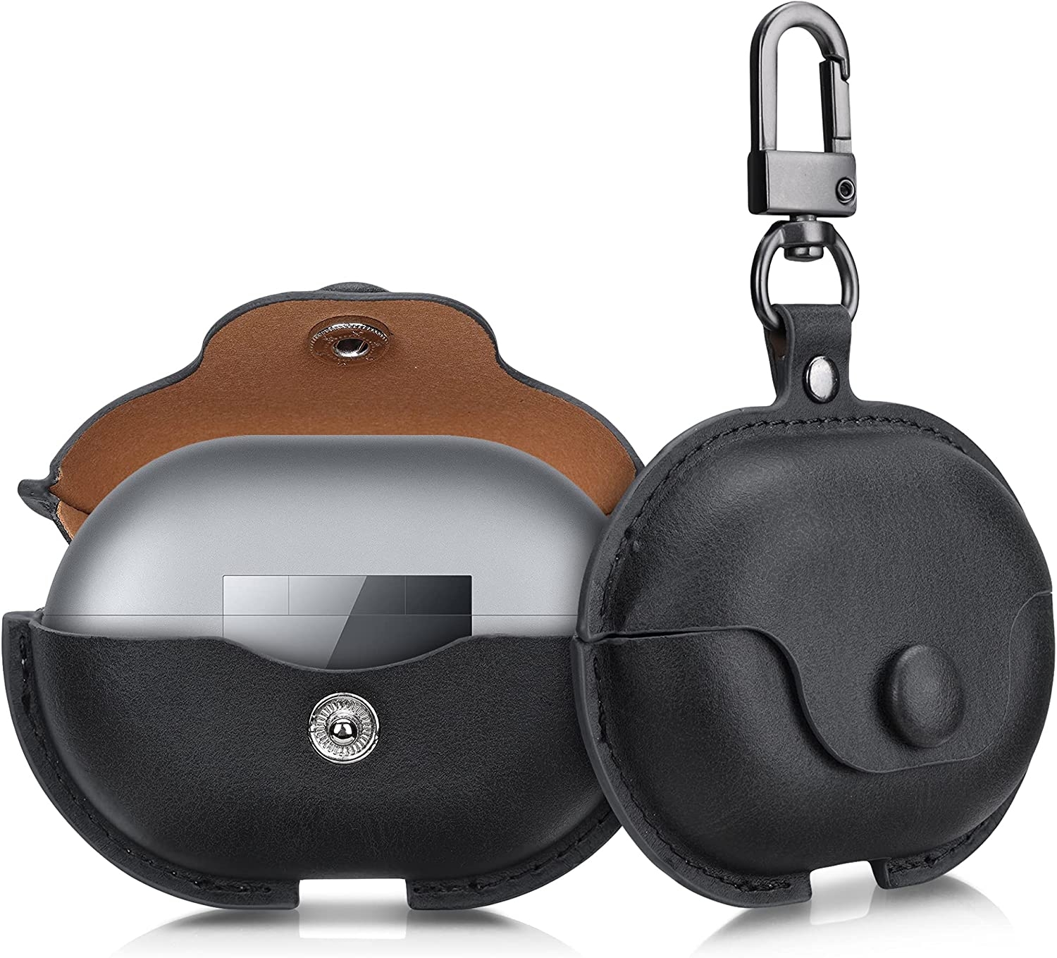 KW PU Leather - PU Δερμάτινη Θήκη Huawei FreeBuds Pro - Black